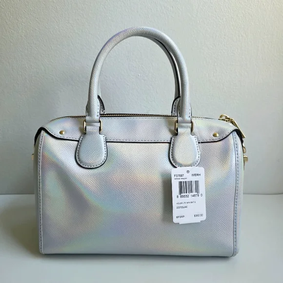 NWT Coach Holographic Mini Bennett Satchel - Picture 8 of 15